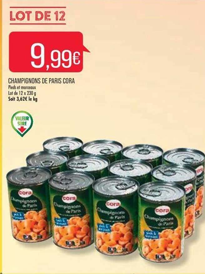 Champignons De Paris Cora