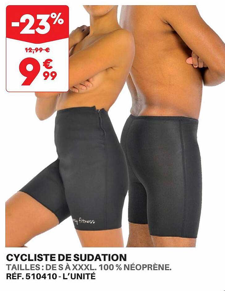 cycliste de sudation