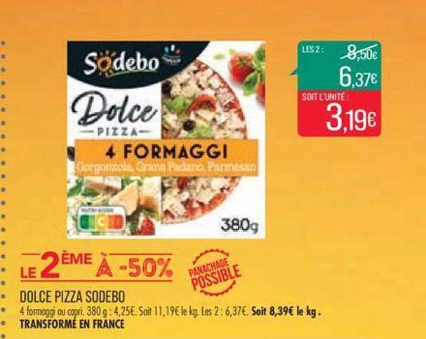 Dolce Pizza Sodebo