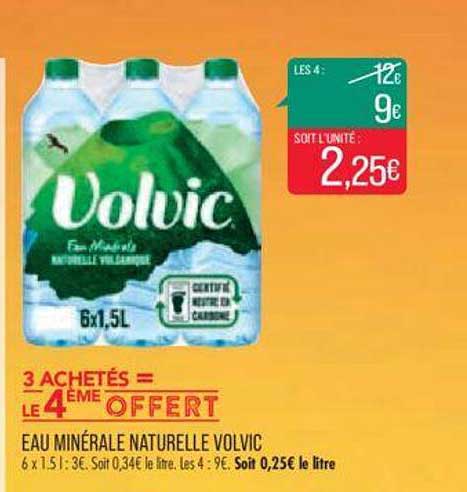 Eau Minérale Naturelle Volvic