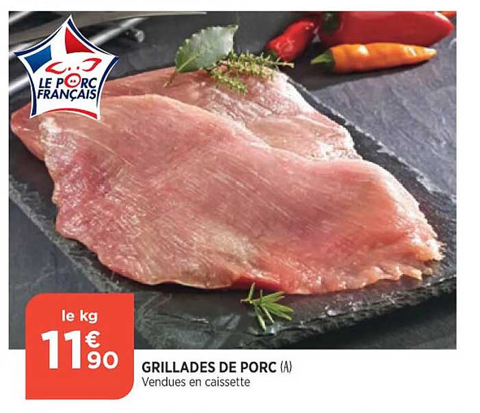 Grillades De Porc