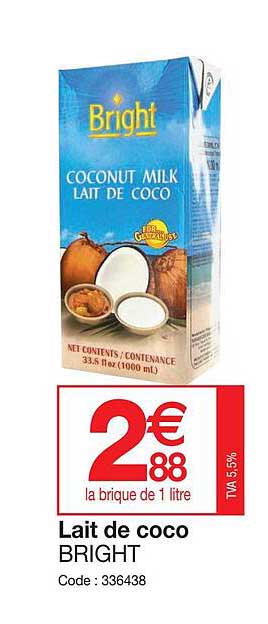 lait de coco bright