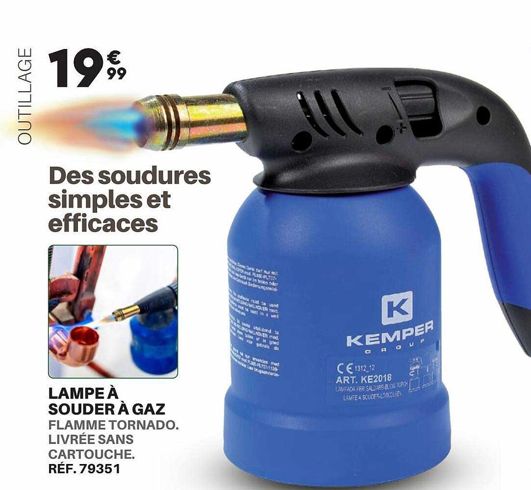 lampe à souder à gaz