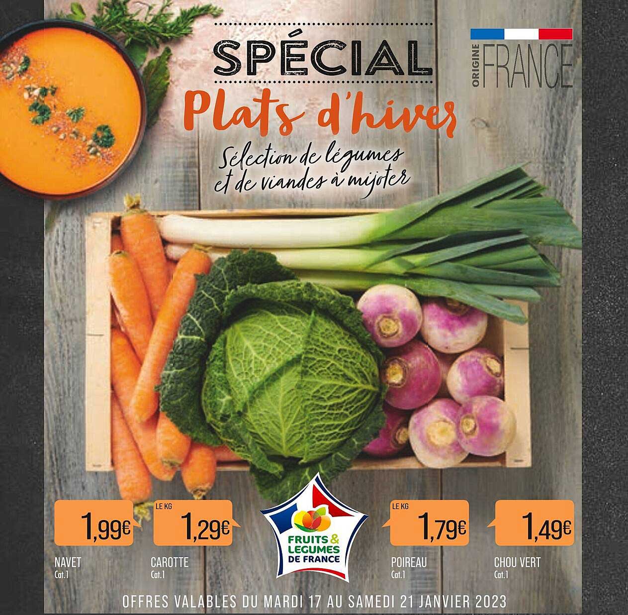 Navet, Carotte, Poireau, Chou Vert