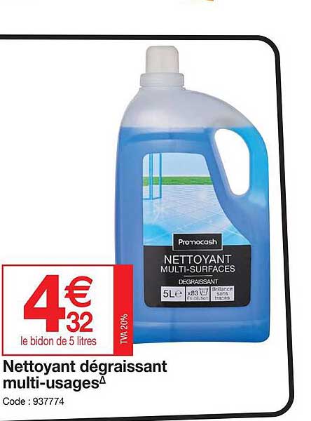 nettoyant dégraissant multi-usages