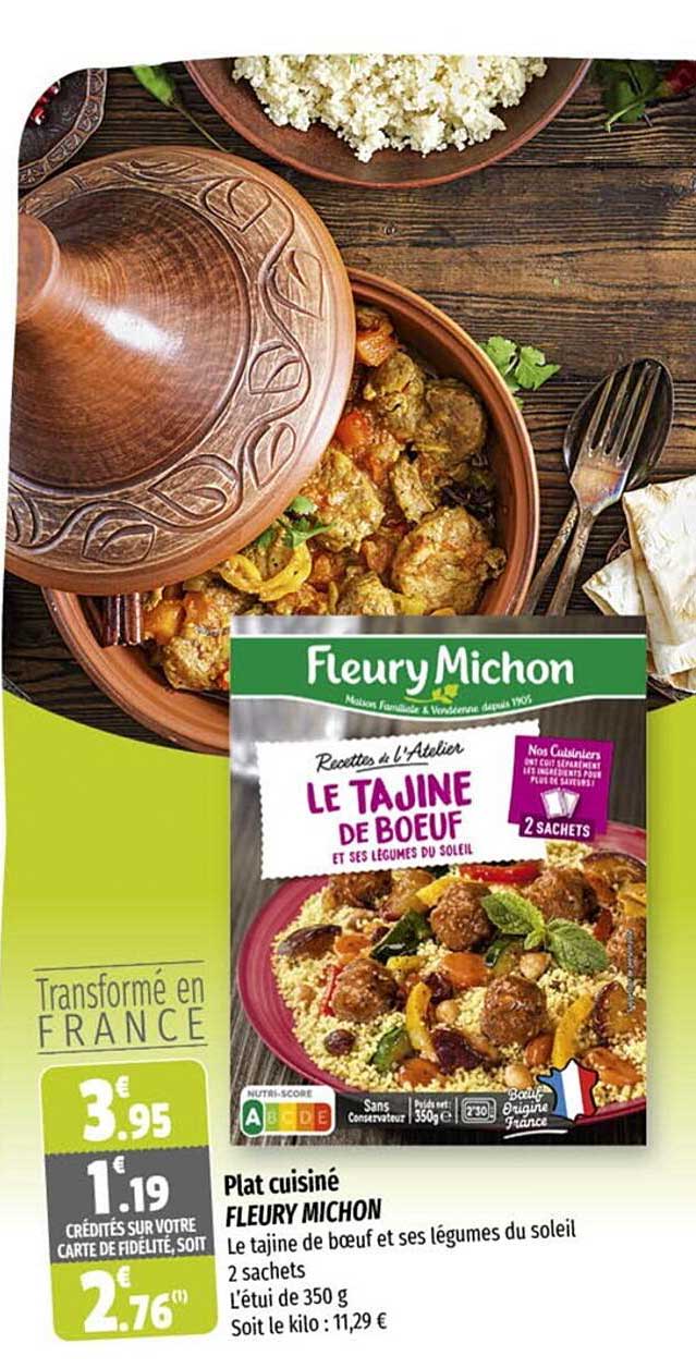 plat cuisiné fleury michon
