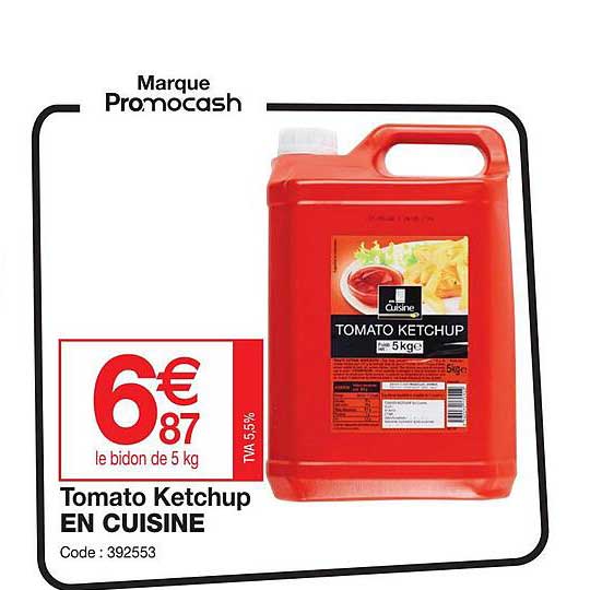 tomato ketchup en cuisine