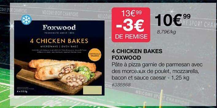 4 chicken bakes foxwood