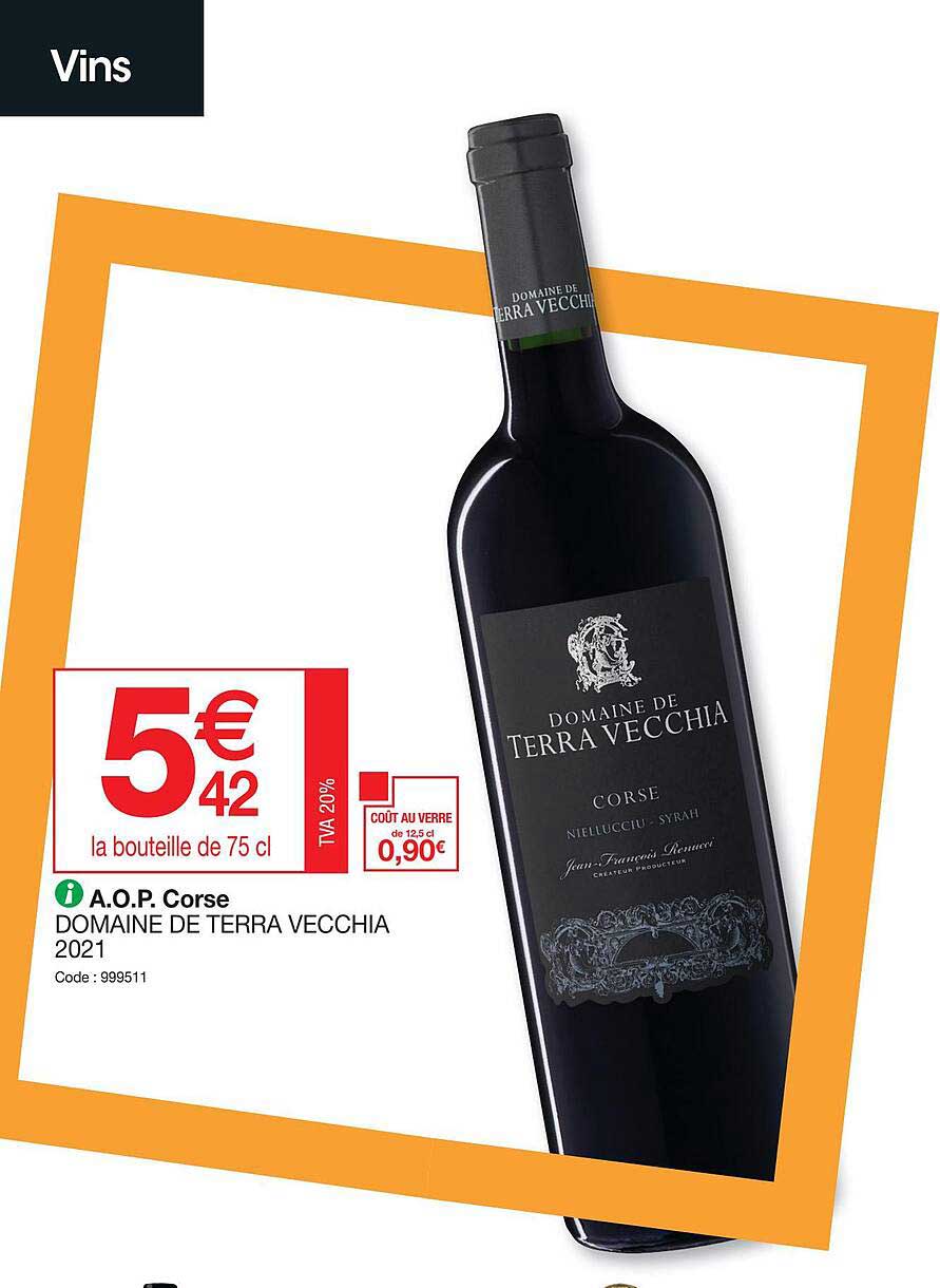 a.o.p. corse domaine de terra vecchia 2021