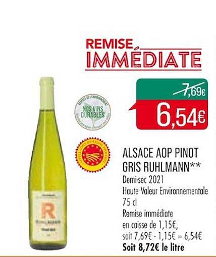 alsace aop pinot gris ruhlmann