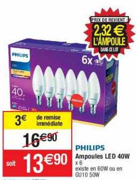 ampoules led 40w philips