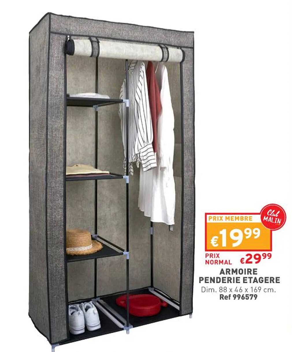 Armoire Penderie étagère