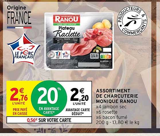 assortiment de charcuterie monique ranou