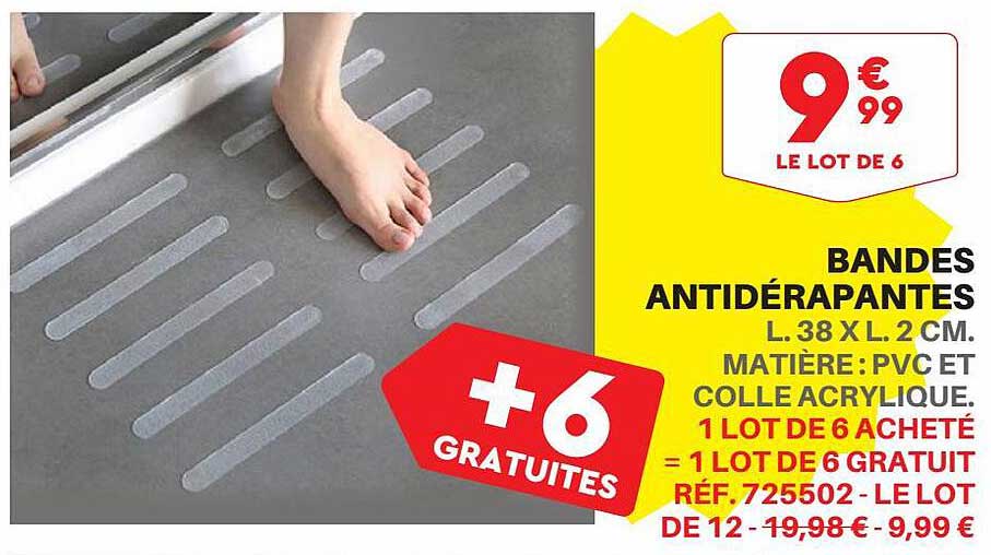 bandes antidérapantes