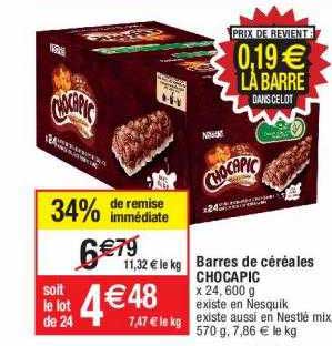 Barres De Céréales Chocapic
