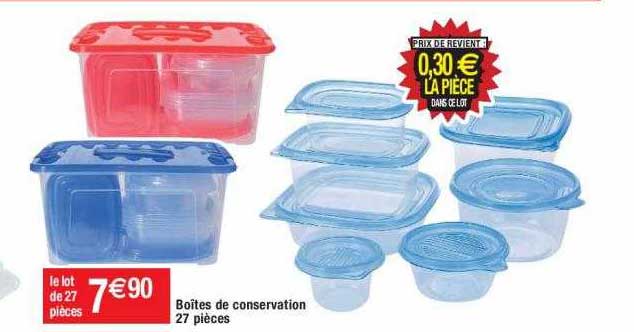 Boîtes De Conservation