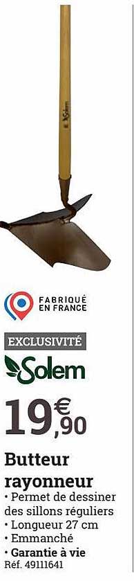 Butteur Rayonneur Solem