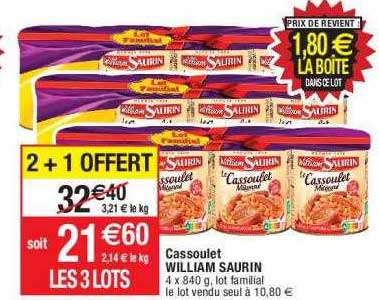 cassoulet william saurin