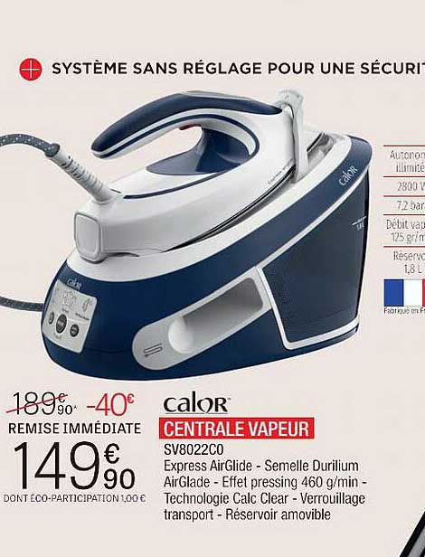 Centrale Vapeur Calor