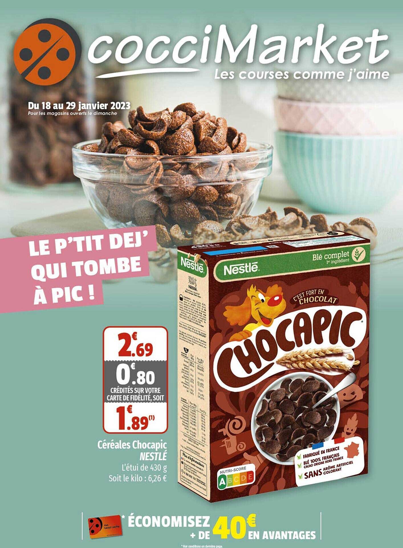 Céréales Chocapic Nestlé