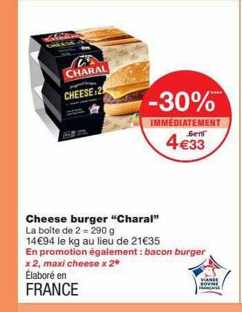 Cheese Burger "charal"