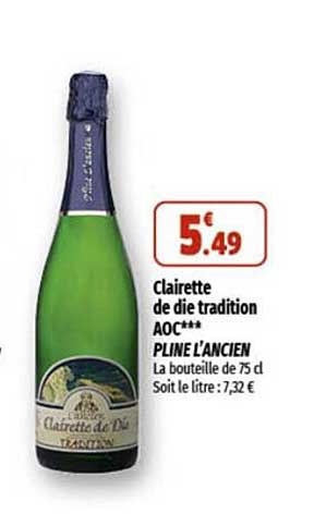 clairette de die tradition aoc pline l'ancien