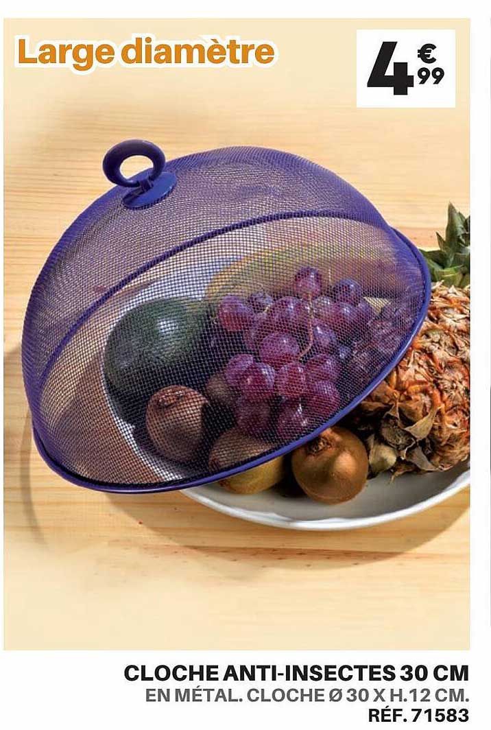 cloche anti-insectes 30cm