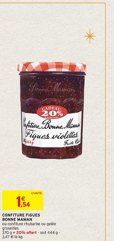 confiture figues bonne maman