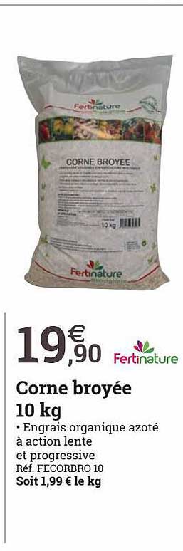 corne broyée 10 kg