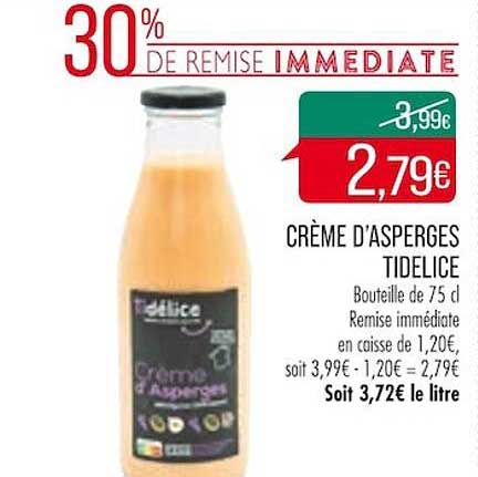crème d'asperges tidélice