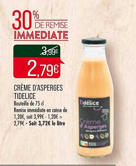 crème d'asperges tidélice