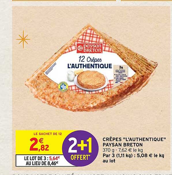 crêpes "l'authentique" paysan breton