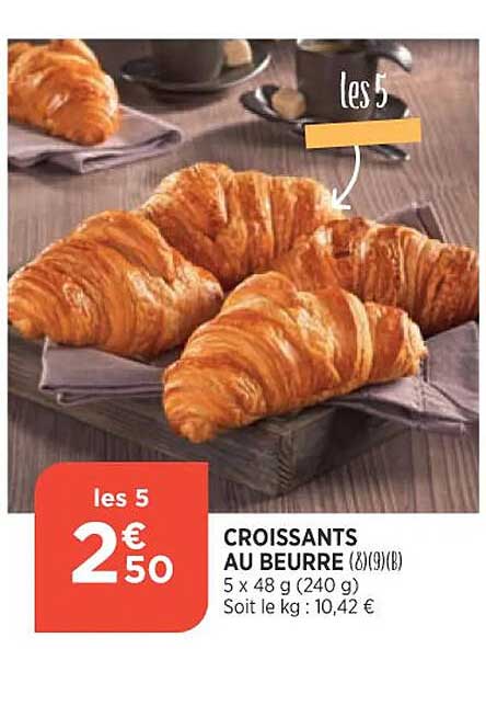 Croissants Au Beurre