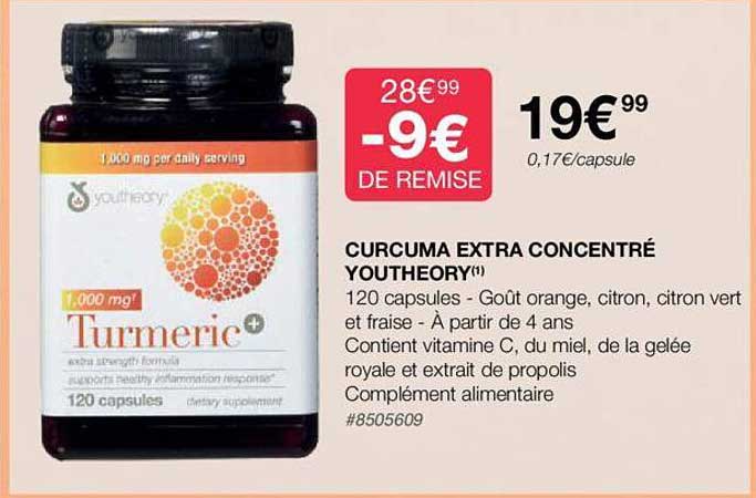Curcuma Extra Concentré Youtheory