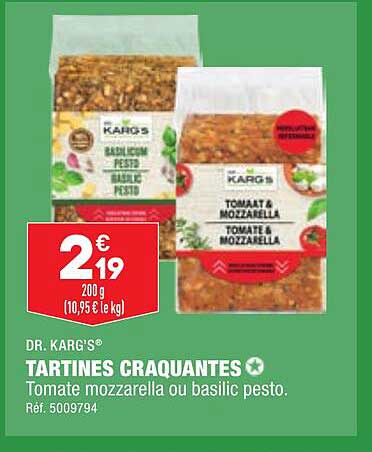 dr. karg's tartines craquantes