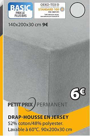 drap-housse en jersey