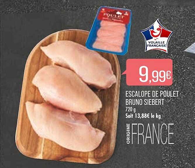 escalope de poulet bruno siebert