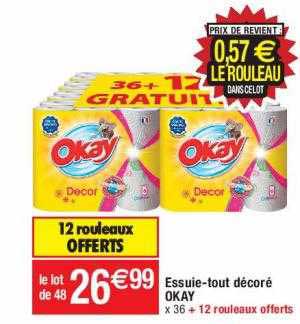 essuie-tout décoré okay