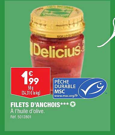 filets d'anchois