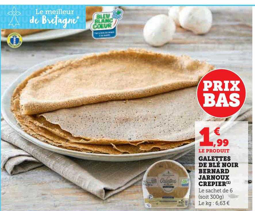 galettes de blé noir bernard jarnoux crepier