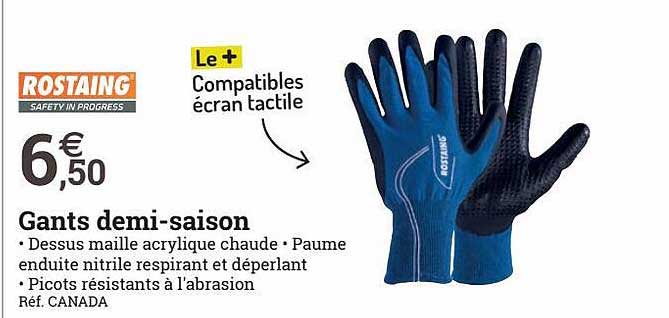 gants demi-saison rostaing