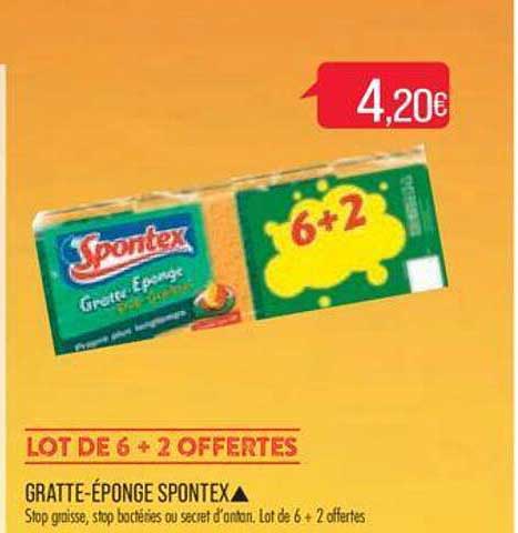 gratte-éponge spontex