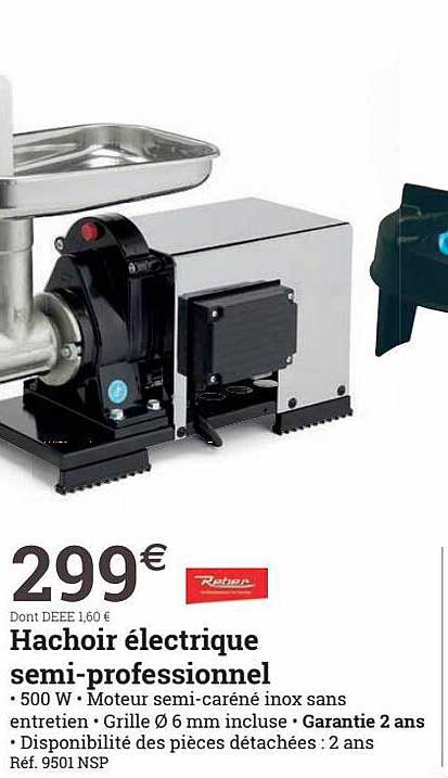 hachoir électrique semi-professionnel