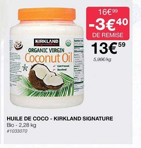 Huile De Coco - Kirkland Signature