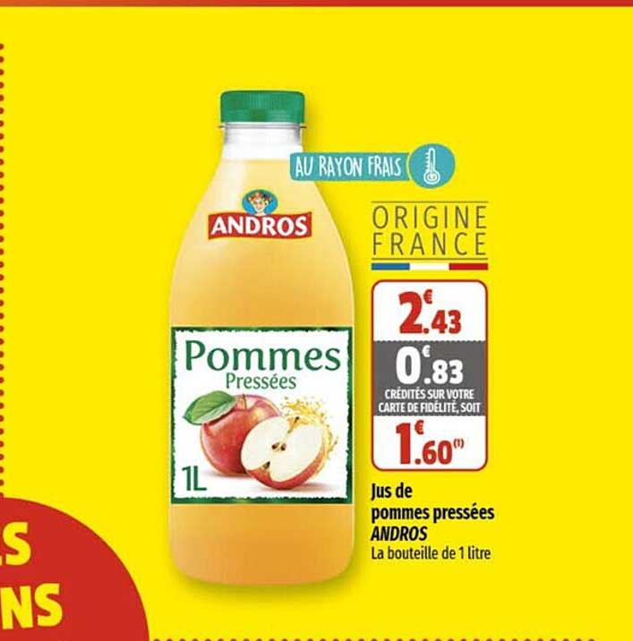 Jus De Pommes Pressées Andros