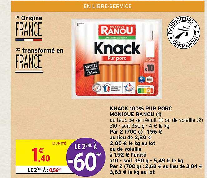 knack 100% pur pork monique ranou