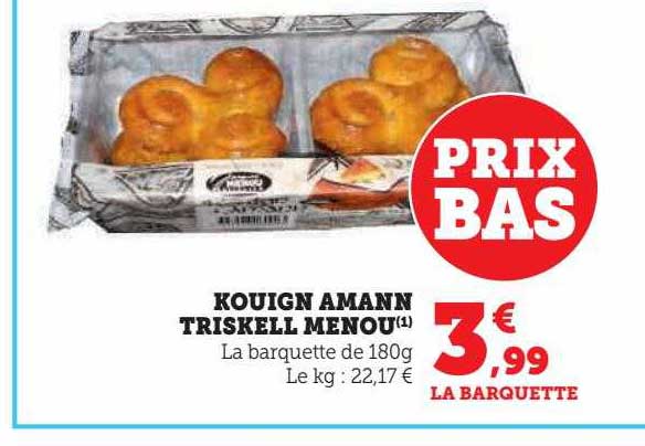 Kouign Amann Triskell Menou