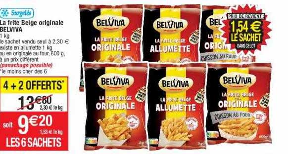 la frite belge originale belviva