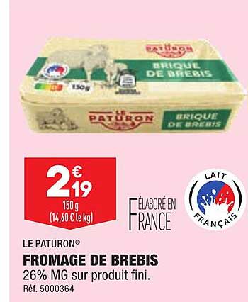 La Paturon Fromage De Brebis