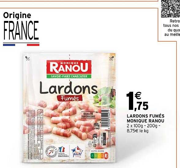 lardons fumés monique ranou